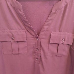 Barely worn, beautiful maroon colored I.N.C. woman's blouse from Macy's, size 0X